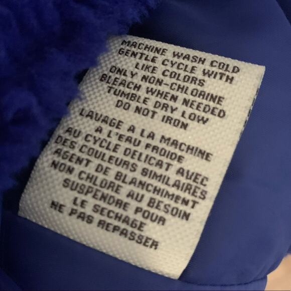 Sebby Teddy Faux Shearling Jacket in cobalt blue, size XL, NWT - Picture 7 of 8